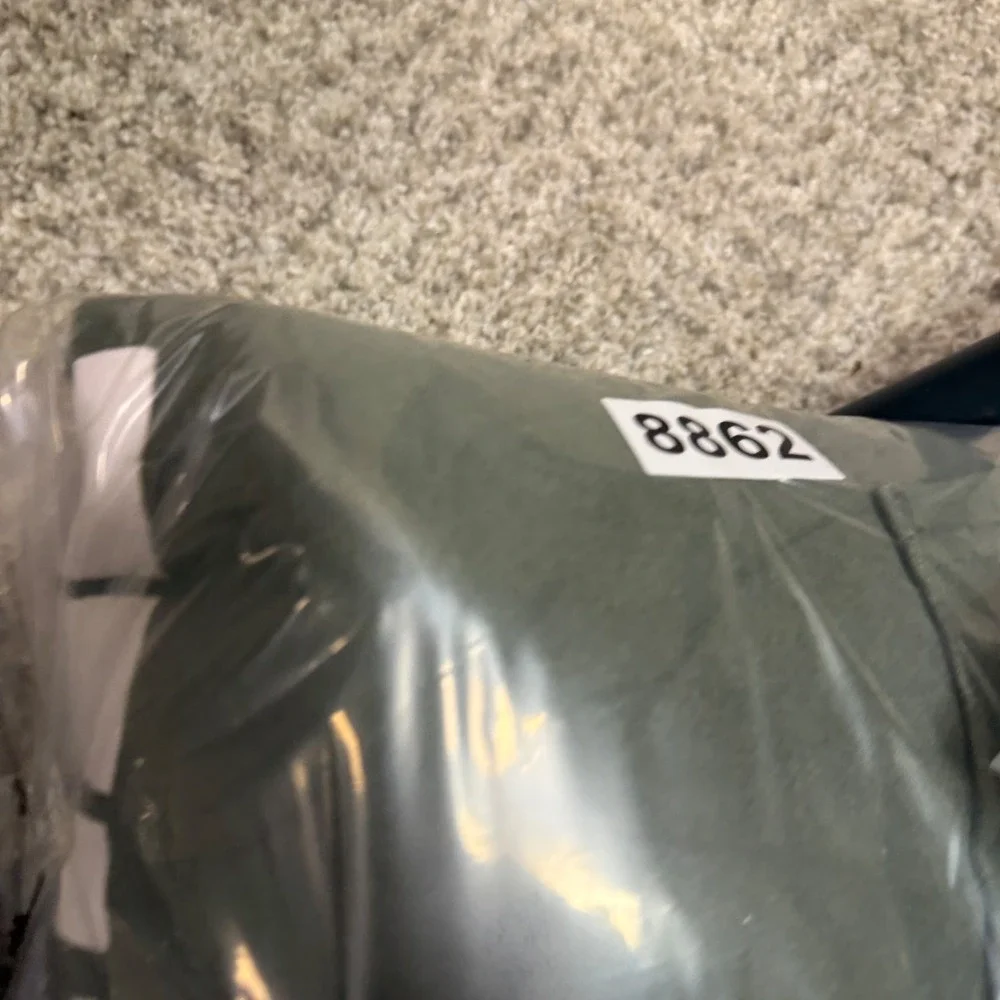 The North Face Mens Large Sage Green Logo Pullover Hoodie Sweatshirt NF0A3FR1